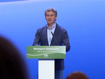 Feijóo en el Congreso Andaluz del PP
