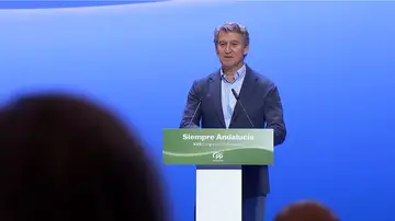 Feijóo en el Congreso Andaluz del PP Feijóo en el Congreso Andaluz del PP