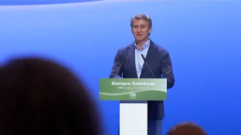 Feijóo en el Congreso Andaluz del PP Feijóo en el Congreso Andaluz del PP