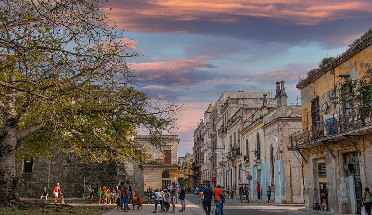 Atardecer en La Habana