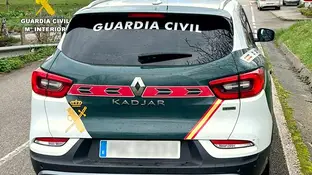 Coche de la Guardia Civil Coche de la Guardia Civil REMITIDA / HANDOUT por Guardia Civil Fotografía remitida a medios de comunicación exclusivamente para ilustrar la noticia a la que hace referencia la imagen, y citando la procedencia de la imagen en la firma 07/11/2025