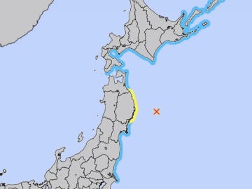 Imagen del terremoto de 6,7 grados de magnitud en Japón