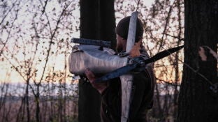 Piloto de la unidad de veh&iacute;culos no tripulados de la Brigada Predator de la Polic&iacute;a de Patrulla Ucraniana en Donetsk