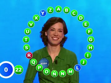 ¿Demasiado valiente? Rosa deja El Rosco abierto por un fallo in extremis tras 22 aciertos ¿Demasiado valiente? Rosa deja El Rosco abierto por un fallo in extremis tras 22 aciertos