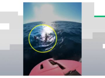 La windsurfista Iset Segura, condecorada por salvar a un padre y su hija de morir ahogados 