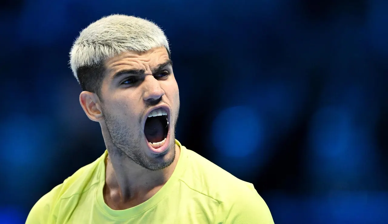 Alcaraz, eufórico tras tumbar a Fritz en Turín