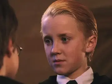 Tom Felton como Draco Malfoy en Harry Potter Tom Felton como Draco Malfoy en Harry Potter