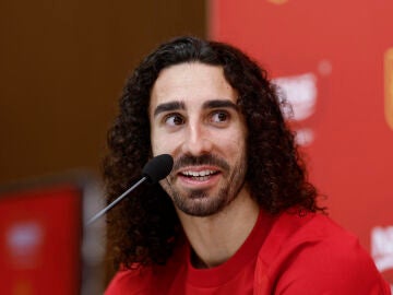 Marc Cucurella en la Ciudad Deportiva de Las Rozas
