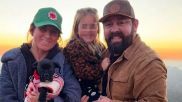 El influencer Michael Duarte junto a su mujer y su hija