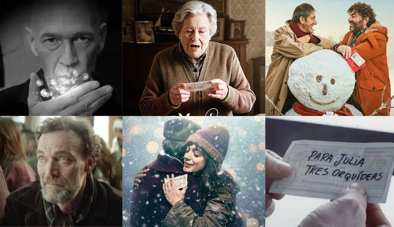 Personajes de los anuncios de la Lotería de Navidad