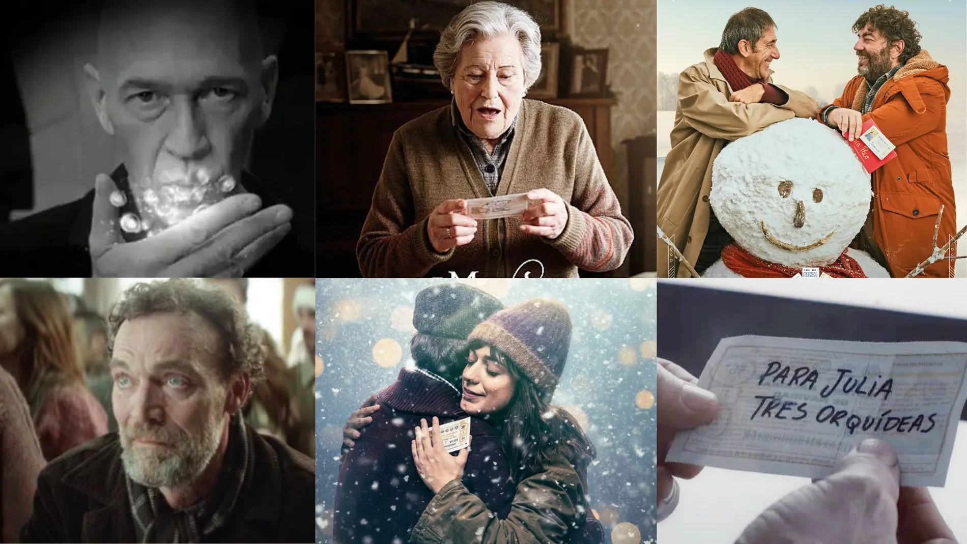 Personajes de los anuncios de la Lotería de Navidad Personajes de los anuncios de la Lotería de Navidad