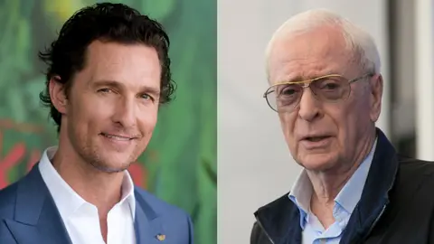 Matthew McConaughey y Michael Caine Matthew McConaughey y Michael Caine