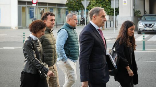 Los padres de Sandra Pe&ntilde;a a su llegada a la Fiscal&iacute;a de Menores