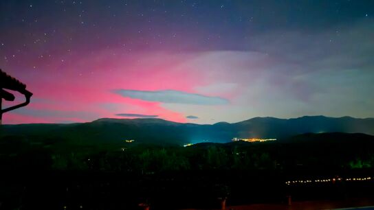 La imagen que deja la tormenta solar en C&aacute;ceres