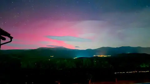 La imagen que deja la tormenta solar en Cáceres La imagen que deja la tormenta solar en Cáceres