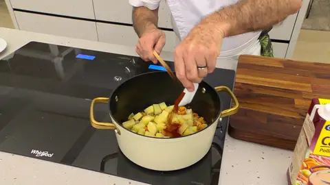 Añade pimentón a las hortalizas Añade pimentón a las hortalizas