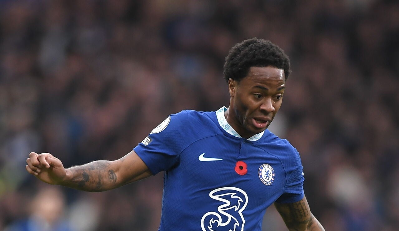 Raheem Sterling, en un partido con el Chelsea