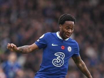 Raheem Sterling, en un partido con el Chelsea
