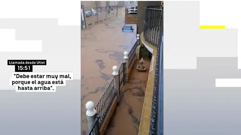 Las angustiosas llamadas el día de la DANA. Las angustiosas llamadas el día de la DANA.