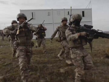 Tropas españolas desplegadas en Rumanía