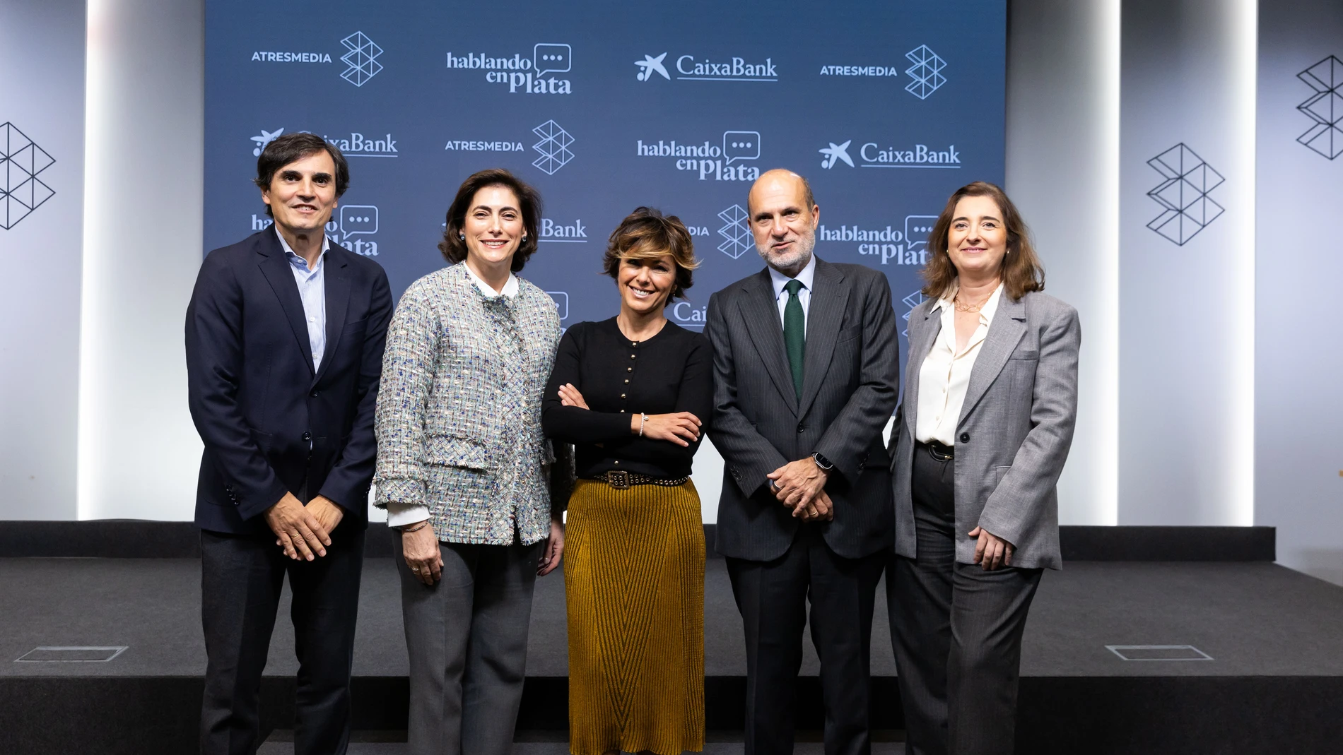 José Miguel García-Gasco, María Luisa Martínez Gistau, Sonsoles Ónega, Javier Bardají y Raquel del Castillo José Miguel García-Gasco, María Luisa Martínez Gistau, Sonsoles Ónega, Javier Bardají y Raquel del Castillo