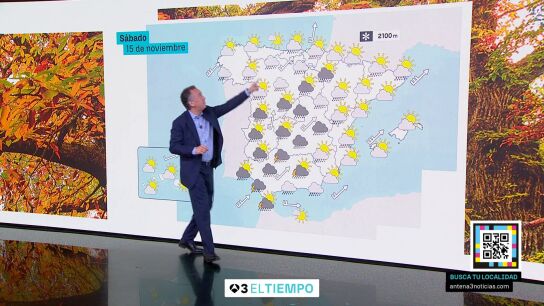 Roberto Brasero avisa del brusco cambio de tiempo tras la borrasca Claudia