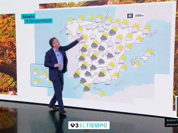 Roberto Brasero avisa del brusco cambio de tiempo tras la borrasca Claudia