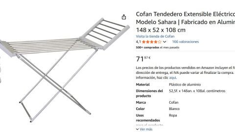 Tendedero eléctrico