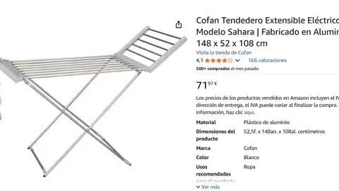 Tendedero eléctrico Tendedero eléctrico