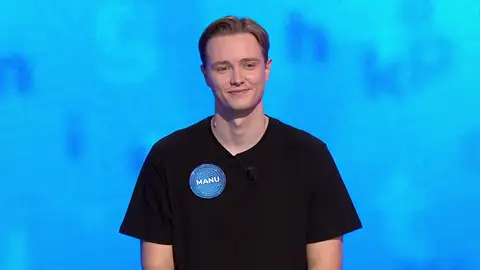 El arte de Manu con su poema asombra a los invitados de Pasapalabra: “Estoy a vuestra Mercé” El arte de Manu con su poema asombra a los invitados de Pasapalabra: “Estoy a vuestra Mercé”