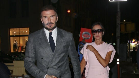 David Beckham y su mujer Victoria Beckham en octubre de 2025.
