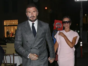 David Beckham y su mujer Victoria Beckham en octubre de 2025. David Beckham y su mujer Victoria Beckham en octubre de 2025.