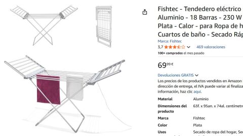 Tendedero eléctrico