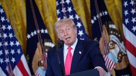 Imagen de archivo del presidente de Estados Unidos, Donald Trump