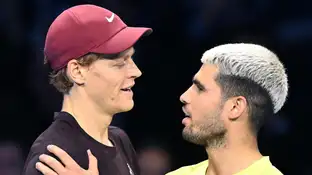 Sinner y Alcaraz en la final de las ATP Finals Sinner y Alcaraz en la final de las ATP Finals
