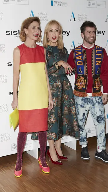 Ágatha Ruiz de la Prada, Carmen Lomana y Pelayo Díaz Ágatha Ruiz de la Prada, Carmen Lomana y Pelayo Díaz