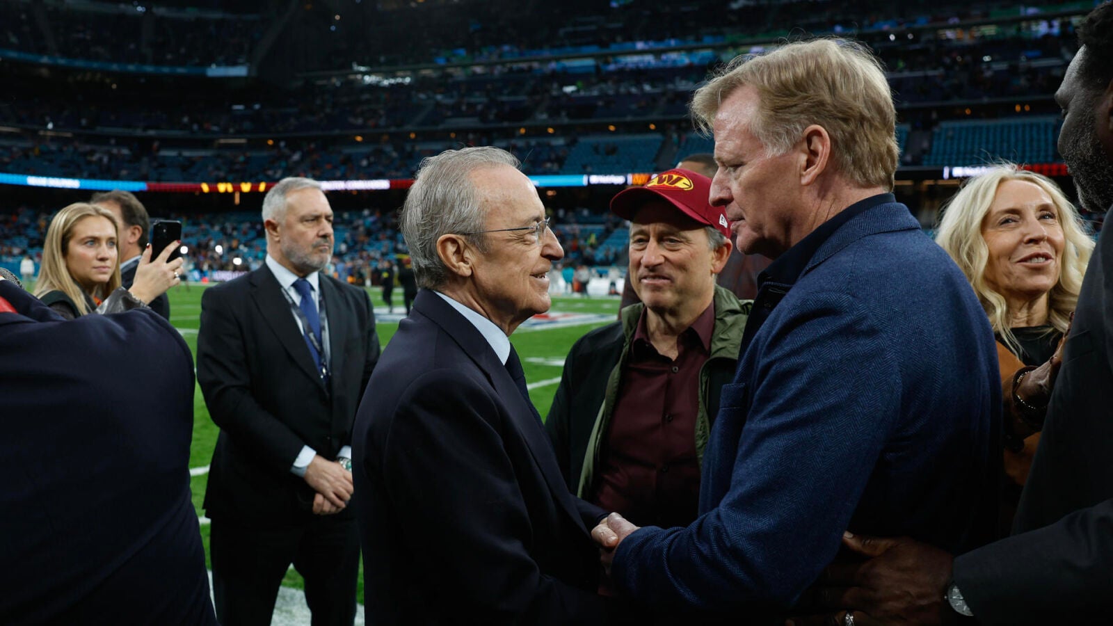 Nadie se lo quiso perder: las 'celebrities' del histórico partido de NFL en el Santiago Bernabéu