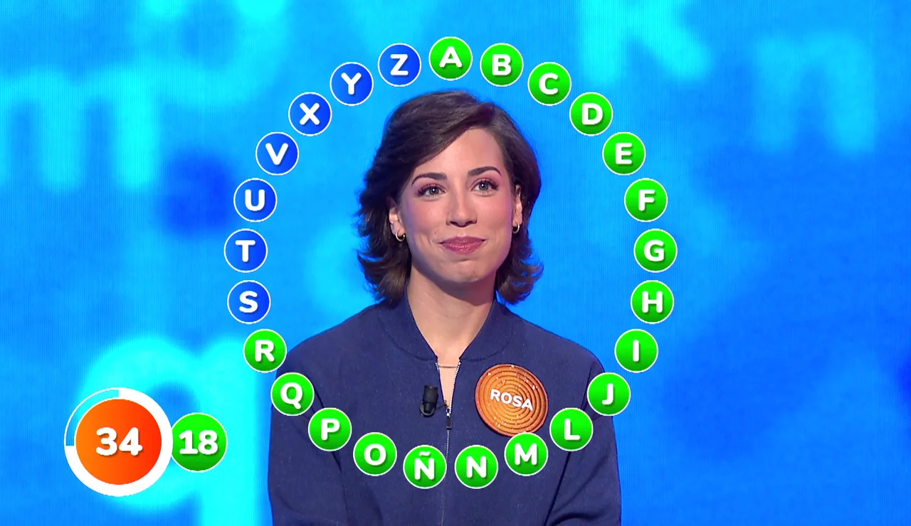 ¡Rosa hace 18 aciertos en su primer turno! Lanzada en El Rosco a por el bote de 2.392.000 euros