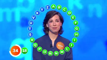 ¡Rosa hace 18 aciertos en su primer turno! Lanzada en El Rosco a por el bote de 2.392.000 euros ¡Rosa hace 18 aciertos en su primer turno! Lanzada en El Rosco a por el bote de 2.392.000 euros