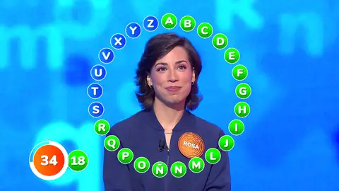 ¡Rosa hace 18 aciertos en su primer turno! Lanzada en El Rosco a por el bote de 2.392.000 euros ¡Rosa hace 18 aciertos en su primer turno! Lanzada en El Rosco a por el bote de 2.392.000 euros