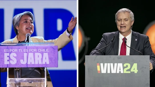 La izquierdista Jara y el ultraderechista Kast La izquierdista Jara y el ultraderechista Kast