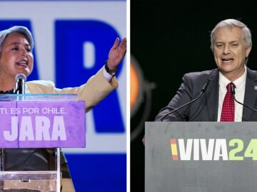 La izquierdista Jara y el ultraderechista Kast