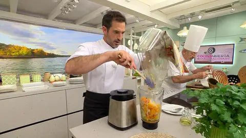 Tritura los ingredientes Tritura los ingredientes