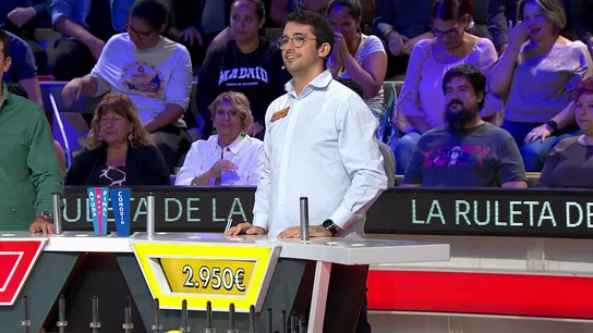 Antonio hace un superpanel de 2.950 eurazos en La ruleta de la suerte Antonio hace un superpanel de 2.950 eurazos en La ruleta de la suerte