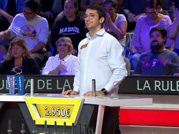 Antonio hace un superpanel de 2.950 eurazos en La ruleta de la suerte