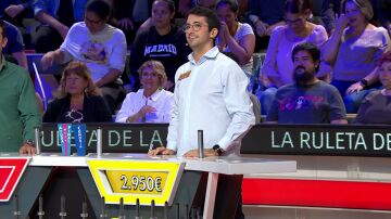 Antonio hace un superpanel de 2.950 eurazos en La ruleta de la suerte Antonio hace un superpanel de 2.950 eurazos en La ruleta de la suerte