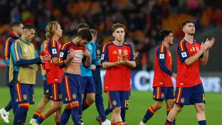 Los jugadores de la selección española tras el duelo ante Turquía Los jugadores de la selección española tras el duelo ante Turquía