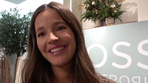 Malena Costa en un photocall