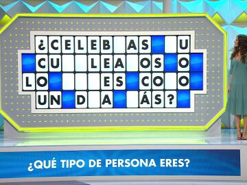 Los concursantes, ante uno de los paneles m&aacute;s complicados de resolver en La ruleta de la suerte