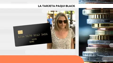 Tarjeta Paqui Black Antena 3 Noticias